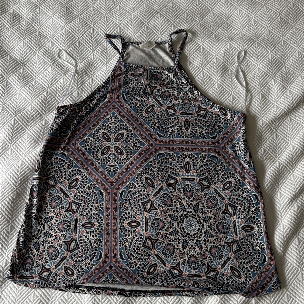 Patterned Tank Top